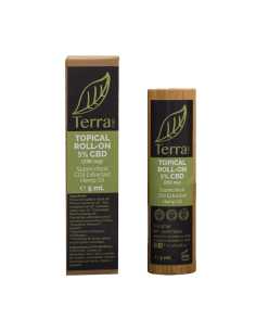 Roll-on tòpic oli de cànem 5% CBD, 10ml